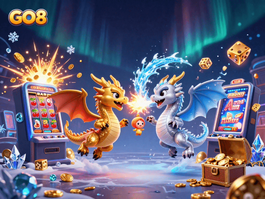 Experience the excitement of GO8 with dynamic dragons and exhilarating casino moments!