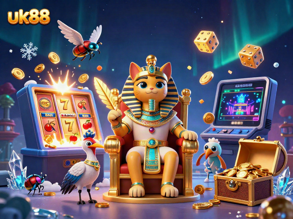 Experience the excitement of uk88 with captivating casino elements and dynamic gaming visuals.