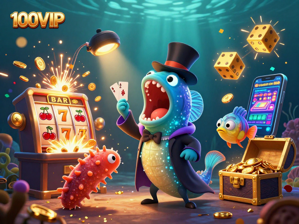Experience thrilling wins at 100VIP casino with action-packed jackpots and vibrant gaming elements.