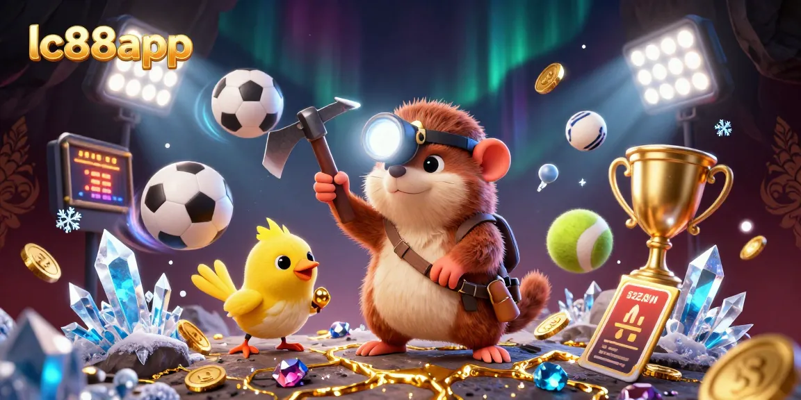 Engage with lc88app to explore dazzling gaming treasures and dynamic sports betting elements in a 3D adventure.