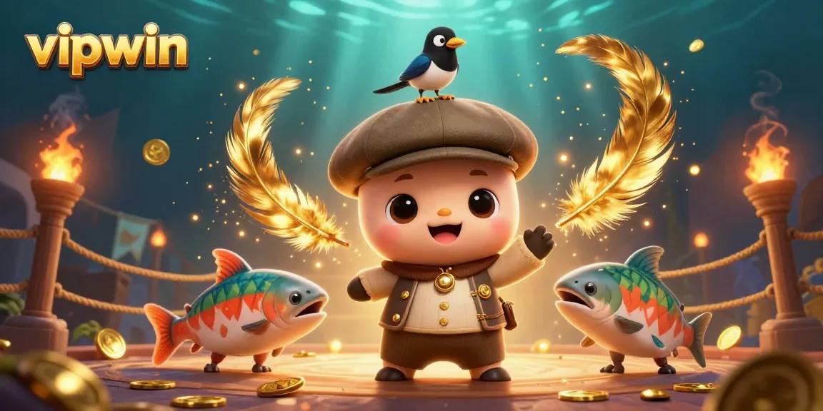 Experience thrilling excitement at vipwin online casino with vibrant 3D illustrated characters and rich game elements.