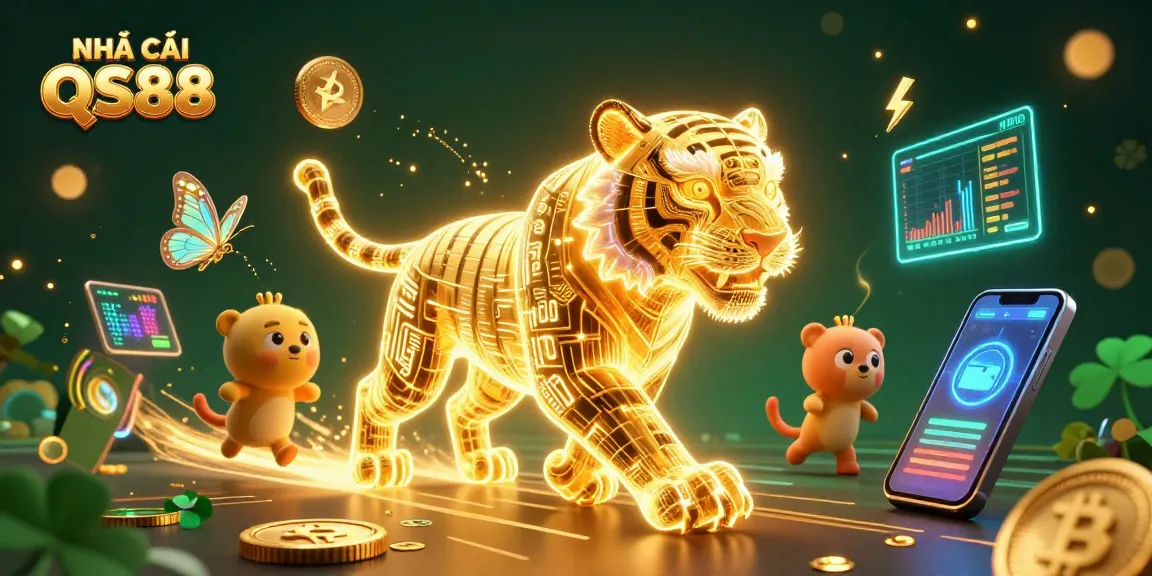 Experience the thrill at NHÀ CÁI QS88 with vibrant 3D casino elements and exciting gameplay.